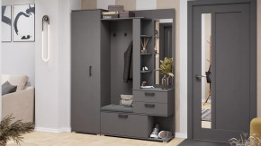 Прихожая «Эрика» Тип 2 Графит Серый в Надыме - nadym.mebel-tymen.ru | фото