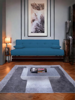 Прямой диван манго 1 Савана Деним/Планки орех в Надыме - nadym.mebel-tymen.ru | фото