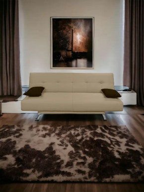 Прямой диван манго 2 Нео Латте/Подушки Нео Шоколад в Надыме - nadym.mebel-tymen.ru | фото