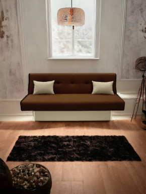 Прямой диван манго 4 Нео Шоколад/Подушки Нео Латте в Надыме - nadym.mebel-tymen.ru | фото