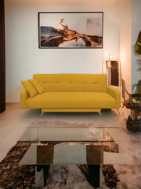 Прямой диван с подлокотниками манго 3 Савана Елоу в Надыме - nadym.mebel-tymen.ru | фото