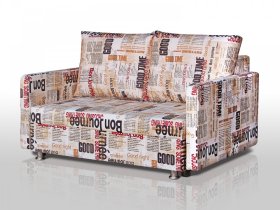 Диван Реал 140 с подлокотниками Газета в Надыме - nadym.mebel-tymen.ru | фото
