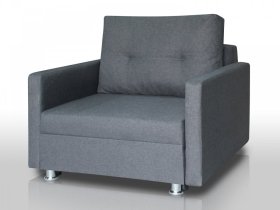 Кресло-кровать Реал 80 с подлокотниками графит в Надыме - nadym.mebel-tymen.ru | фото