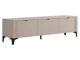 Тумба 2 Рич кашемир/фрапучино матовый/черный в Надыме - nadym.mebel-tymen.ru | фото