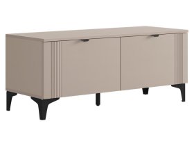 Тумба Рич кашемир/фрапучино матовый/черный в Надыме - nadym.mebel-tymen.ru | фото