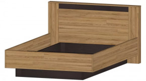 Серия Бостон Кровать 1400 дуб вотан/венге в Надыме - nadym.mebel-tymen.ru | фото