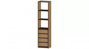 Серия Бостон Стеллаж 4 ящика дуб вотан в Надыме - nadym.mebel-tymen.ru | фото