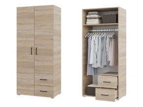 Шкаф 2 створчатый с ящиками Victor Сонома в Надыме - nadym.mebel-tymen.ru | фото