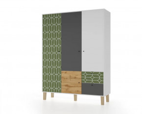 Шкаф 3-х створчатый "Story" (Овалы) в Надыме - nadym.mebel-tymen.ru | фото