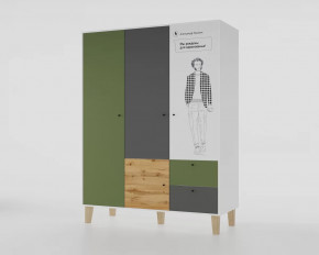 Шкаф 3-х створчатый "Story" (Пушкин) в Надыме - nadym.mebel-tymen.ru | фото