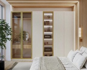 Шкаф 3000 Тальк Вельвет в Надыме - nadym.mebel-tymen.ru | фото