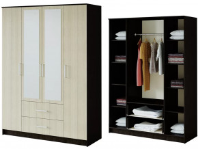 Шкаф 4-х створчатый Фиеста венге/лоредо в Надыме - nadym.mebel-tymen.ru | фото