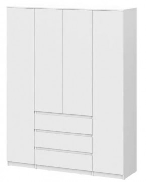 Шкаф четырехстворчатый  Денвер SAFE Белый в Надыме - nadym.mebel-tymen.ru | фото