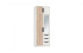 Шкаф для одежды 83.09 Вегас (2-х дв.) с зеркалом (ЛДСП Белый) в Надыме - nadym.mebel-tymen.ru | фото