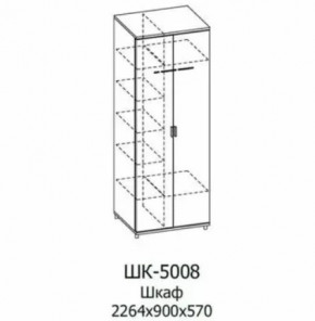 Шкаф для одежды и белья ШК-5008 Грейс в Надыме - nadym.mebel-tymen.ru | фото