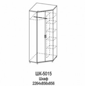 Шкаф для одежды и белья ШК-5015 Грейс в Надыме - nadym.mebel-tymen.ru | фото
