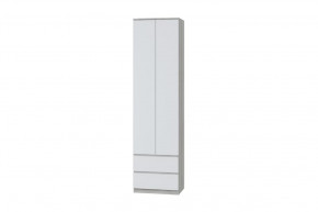 Шкаф для одежды Лори, дуб серый/белый в Надыме - nadym.mebel-tymen.ru | фото