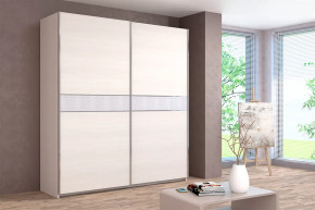 Шкаф-купе Иннэс-5 двухдверный 2000 мм Бодега белая в Надыме - nadym.mebel-tymen.ru | фото