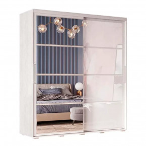 Шкаф-купе Крафт-6 Ясень белый в Надыме - nadym.mebel-tymen.ru | фото