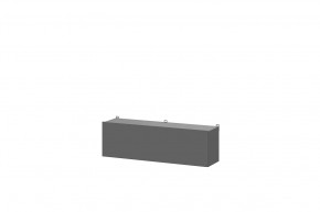 Шкаф навесной графит серый Денвер в Надыме - nadym.mebel-tymen.ru | фото