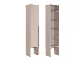 Шкаф однодверный L400 Баско кашемир в Надыме - nadym.mebel-tymen.ru | фото