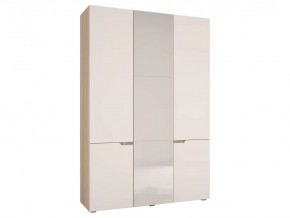 Шкаф трехстворчатый Анталия Сонома -Белый софт в Надыме - nadym.mebel-tymen.ru | фото