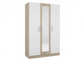 Шкаф трехстворчатый Леси Сонома-Белый в Надыме - nadym.mebel-tymen.ru | фото