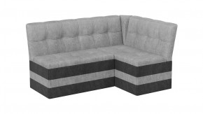 Скамья угловая «Оскар» исп. 2 Микровелюр Wellmart Silver, Graphite в Надыме - nadym.mebel-tymen.ru | фото