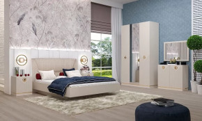 Спальня №1 "Капри" Сатин в Надыме - nadym.mebel-tymen.ru | фото