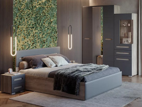 Спальня Наоми графит нубук в Надыме - nadym.mebel-tymen.ru | фото