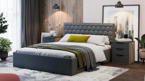 Спальня «Порто» Яблоня Беллуно, Графит софт в Надыме - nadym.mebel-tymen.ru | фото