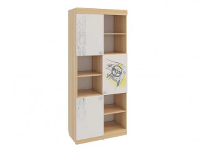 Стеллаж Форсаж дуб сонома/белый в Надыме - nadym.mebel-tymen.ru | фото