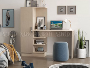 Стол компьютерный №1 Дуб беленый в Надыме - nadym.mebel-tymen.ru | фото