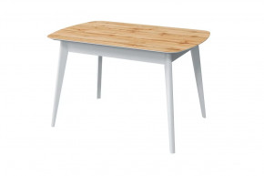 Стол обеденный Прайм, дуб вотан/белый в Надыме - nadym.mebel-tymen.ru | фото