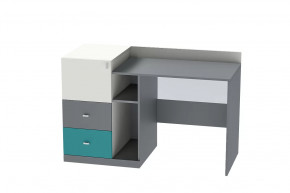 Стол письменный Клео Ст-1, 1300 мм, графит, миндаль, океан Диал в Надыме - nadym.mebel-tymen.ru | фото