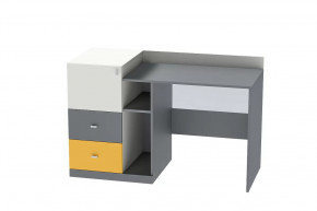 Стол письменный Клео Ст-1, 1300 мм, графит, миндаль, солнечный Диал в Надыме - nadym.mebel-tymen.ru | фото