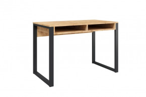 Стол письменный Лунар, дуб бунратти/черный в Надыме - nadym.mebel-tymen.ru | фото