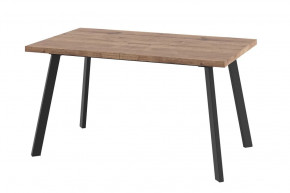 Стол раздвижной Borg-140, дуб велингтон/черный в Надыме - nadym.mebel-tymen.ru | фото