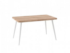 Стол раздвижной Borg radial-140, дуб каньон/белый в Надыме - nadym.mebel-tymen.ru | фото