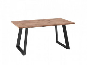 Стол раздвижной LOFT LUX-160, дуб веллингтон/черный в Надыме - nadym.mebel-tymen.ru | фото