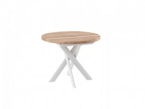 Стол раздвижной RONALDO-100, дуб каньон/белый в Надыме - nadym.mebel-tymen.ru | фото