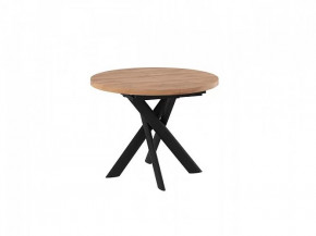 Стол раздвижной RONALDO-100, дуб велингтон/черный в Надыме - nadym.mebel-tymen.ru | фото