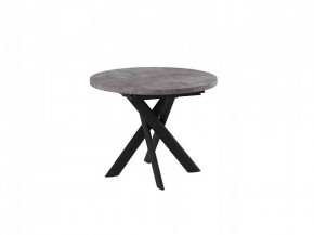 Стол раздвижной RONALDO-100, дымчатая керамика/черный в Надыме - nadym.mebel-tymen.ru | фото