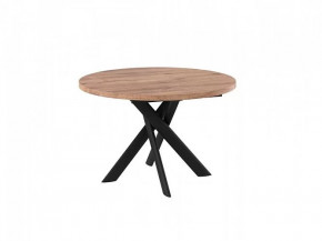 Стол раздвижной RONALDO-120, дуб велингтон/черный в Надыме - nadym.mebel-tymen.ru | фото