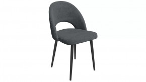 Стул «Амели» (конус Т2) Черный муар, Велюр DREAM Grafit (темно-серый) в Надыме - nadym.mebel-tymen.ru | фото