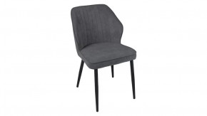 Стул «Крис» Черный муар, Микровелюр BRENDY Graphite в Надыме - nadym.mebel-tymen.ru | фото