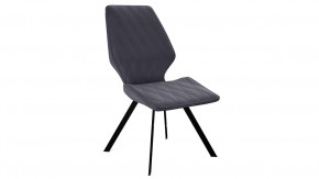 Стул «Матэо»  Черный муар, Микровелюр BRENDY Graphite в Надыме - nadym.mebel-tymen.ru | фото