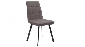Стул «Рони»  Черный муар, Микровелюр BRENDY Latte в Надыме - nadym.mebel-tymen.ru | фото