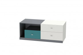 Тумба Клео Т-1, 1200 мм, графит, миндаль, океан Диал в Надыме - nadym.mebel-tymen.ru | фото