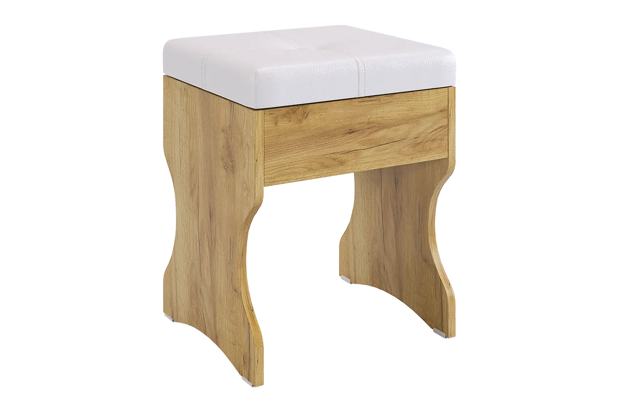 Пуф Виктория-1 дуб крафт золотой в Надыме - nadym.mebel-tymen.ru | фото